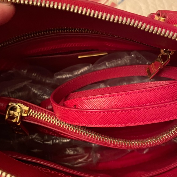 Authentic Red Prada bag with wallet